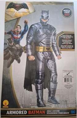Men's Armored Deluxe Batman v. Superman: Dawn of Justice™ Batman Costume